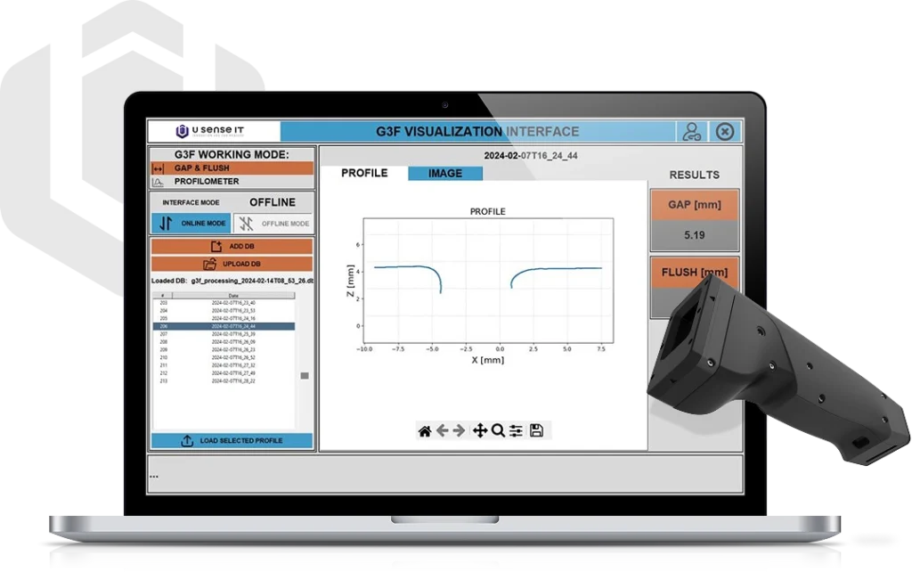 G3F-VIEWER: il sistema di visualizzazione per Gap&Flush e Profile